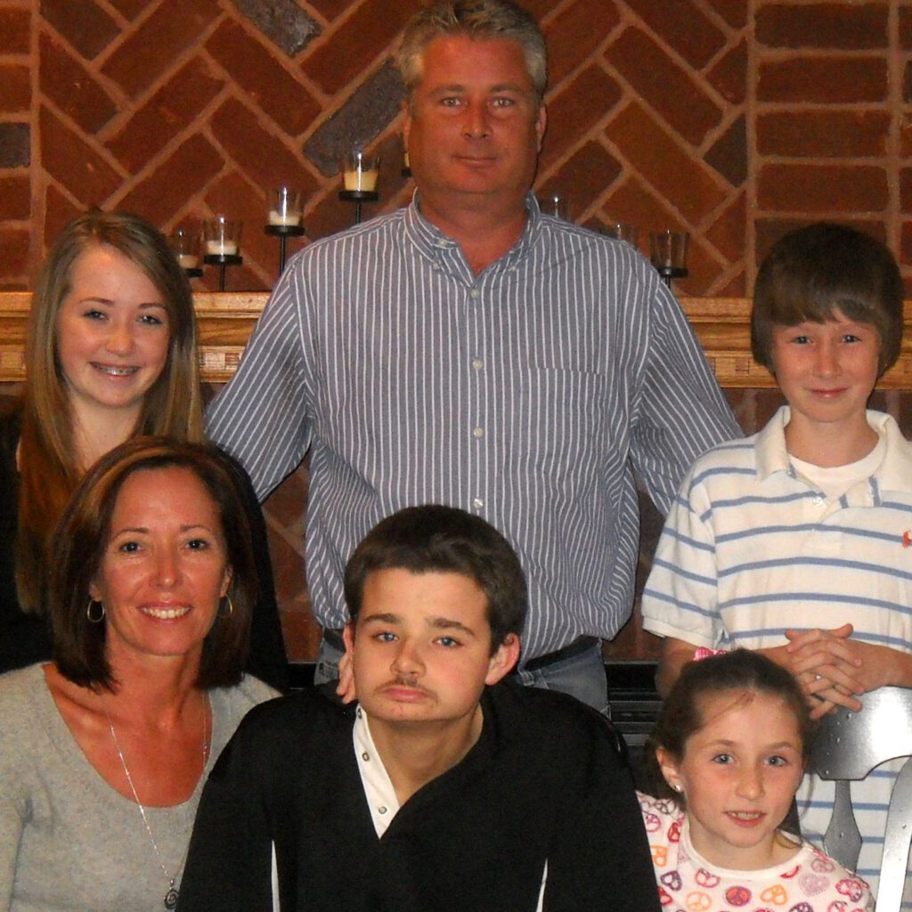 Anne and Harry with their family.