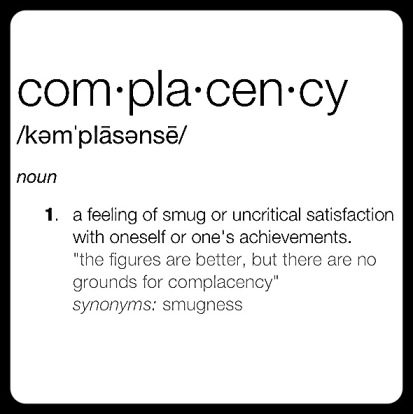 lbd-complacency